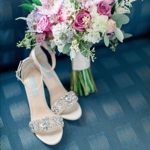 Blue by Betsey Johnson Champagne Shoes